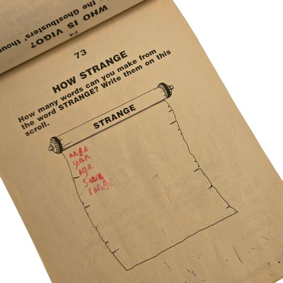 Ghostbusters II Flip N Fun Activity Pad Mazes Puzzles 1988 Kids Book Vintage - Picture 12 of 16